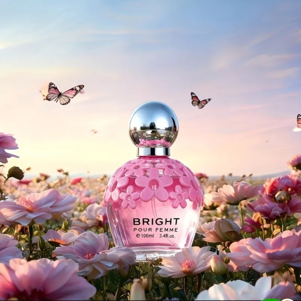 New! Hannas Secret Bright Pour Femme Pink Perfume 100ml